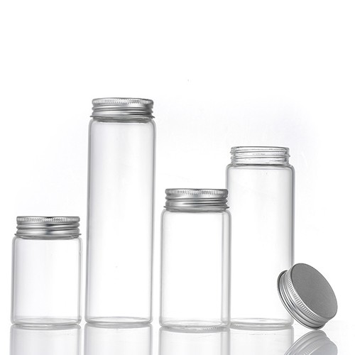 30 ML Borosilicate Thin Glass Jar with Painted Color for Collagen Protection