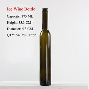 375 ML Ice Wine Amber Bottle from Manufacturer