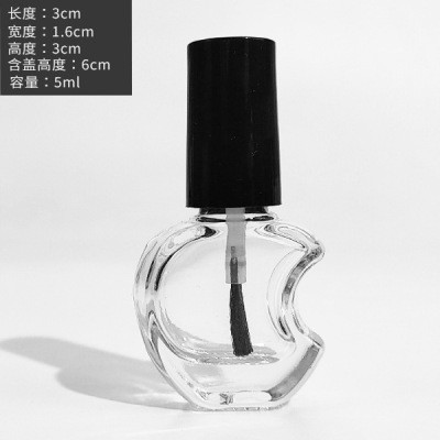 Wholesale 5 ML Glass Nail Oil Jar with Brush 