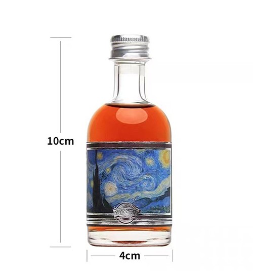 50 ML Vodka Wine Bottle from Glass Bottle Manufacturer