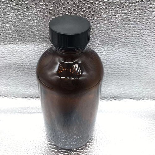 8.9 OZ Amber Medical Grade Oral Liquid Medicine Bottle with Plastic Screw Cap