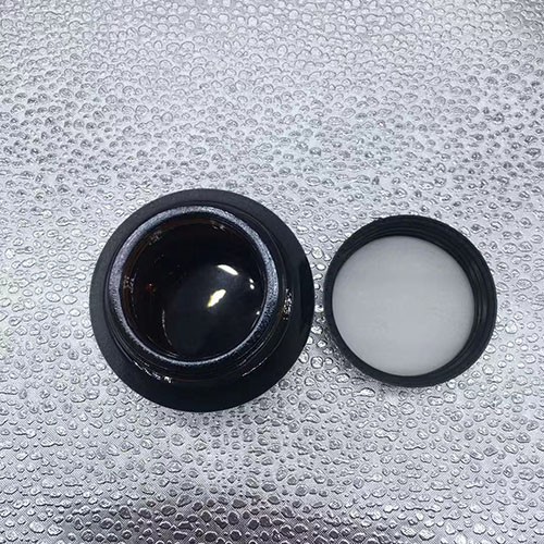 2 OZ Amber Round  Cosmetic Cream Jar for Skincare
