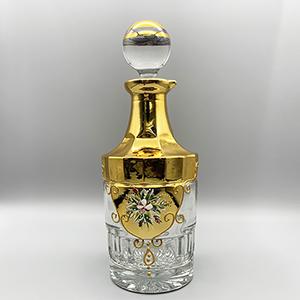 Aroma Fragrance Glass Diffuser with Hot Gold Stamp Pattern