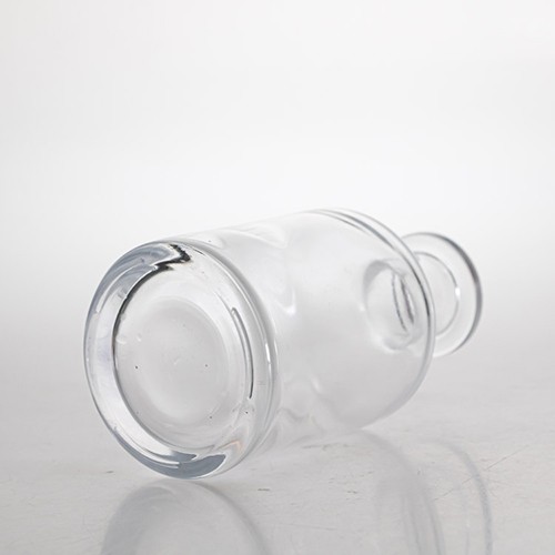 Wholesale Glass Diffuser Aromatherapy Bottle Cylinder Round Clear Glass Jar for Essential Oil Perfume Fragrance