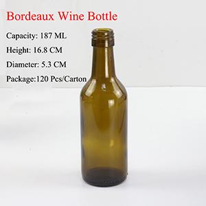 Bordeaux Wine Bottle in Stock  from Maufacturer