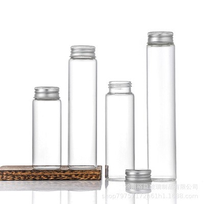 Borosilicate Glass Jar with Aluminum Cap Made in China