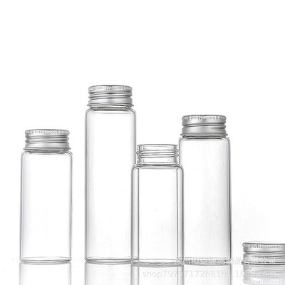 Borosilicate Glass Jar with Aluminum Cap Made in China