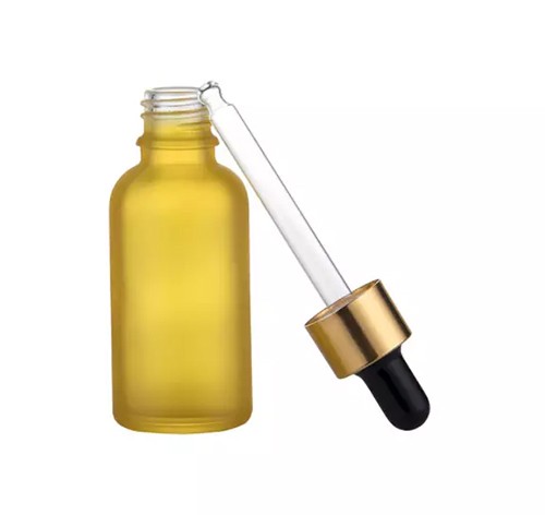  Bulk Sale Boston Essential Oil Matte Glass Bottle Jar with Screw Cap Dropper for Personal Care 