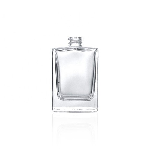 China Glass Product Supplier Manufacturer 30ml 50ml Custom Sprayer Refillable Luxury Empty Square Perfume Glass Bottle Jar