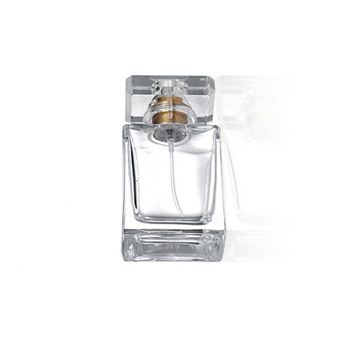 China Glass Product Supplier Manufacturer 30ml 50ml Custom Sprayer Refillable Luxury Empty Square Perfume Glass Bottle Jar