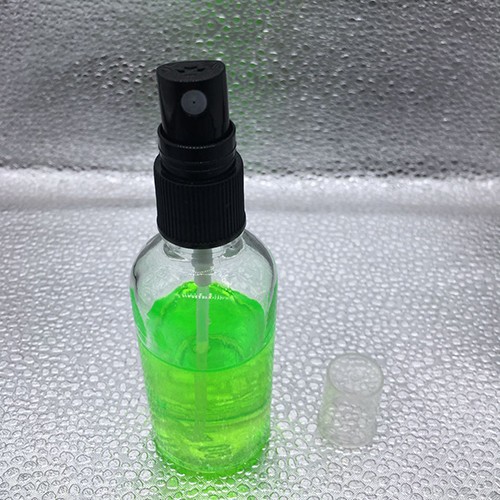 50 ML Clear Cylinder Liquid Medicine Glass Bottle with Pump Sprayer