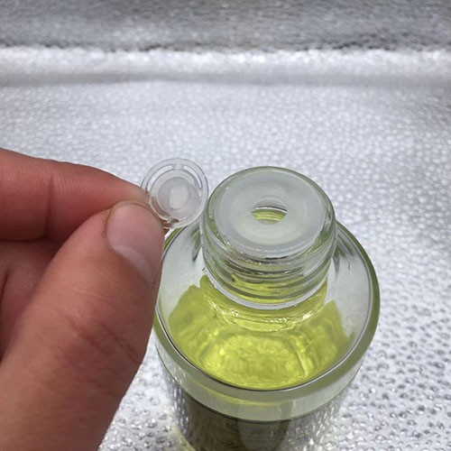 4.75 OZ Clear Cylinder Olive Oil Glass Bottle with Plastic Screw Cap