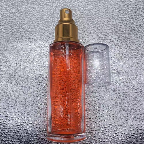 100 ML Clear Cylinder Perfume Glass Bottle with Pump Sprayer