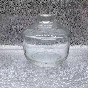 4.7 OZ Clear Food Grade Glass Bowl with Glass Cover