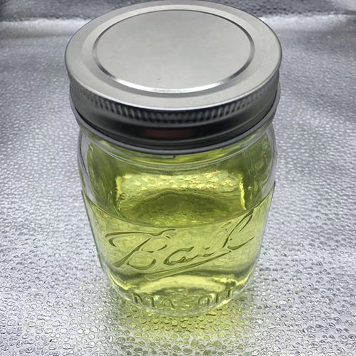 450 ML Clear Glass Embossment Mason Jar with Aluminum Screw Cap