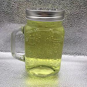 450 ML Clear Glass Mason Jar with Aluminum Screw Cap