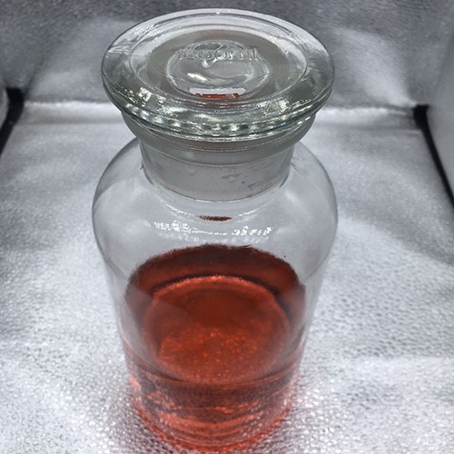 1L Clear Round Bottom Chemical Reagent Medicine Jar with Glass Matte Lid