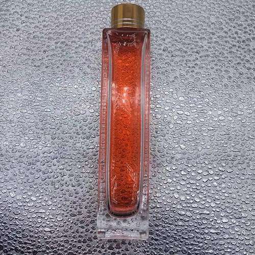 55 ML Clear Square Bottom Essential Oil Bottle with Screw Cap