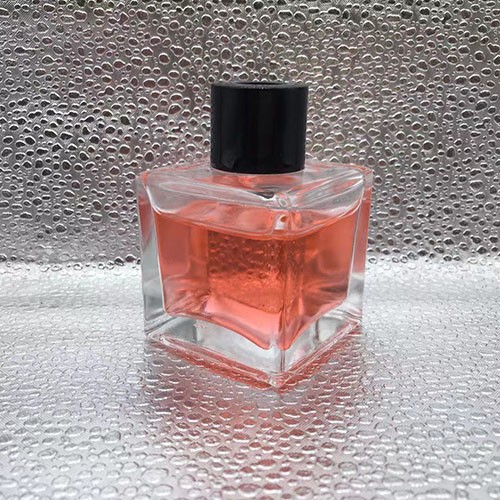 55 ML Clear Square Glass Aromatherapy  with Reed Diffuser 