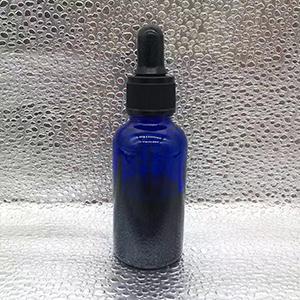 1 OZ Cobalt Blue Glass Dropper Essential Oil Bottle with Glass Pipette