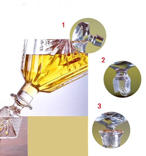 Crystal Glass Wine Bottle Lead-free Unique Style Empty Wine Bottle for Whiskey Brandy Vodka XO from China Supplier for Wholesale