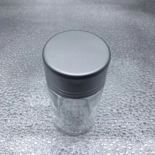 2.92 OZ Cylinder Clear Glass Medicine Bottles with Plastic Screw Cap
