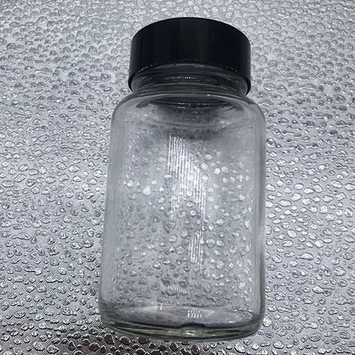 110 ML Cylinder Transparent Glass Medicine Bottles with Plastic Screw Cap