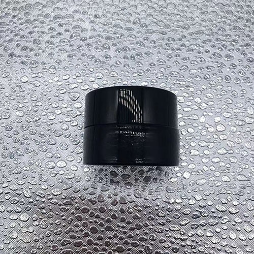 0.2 OZ Dark Amber Round Cosmetic Cream Jar with Plastic Screw Cap