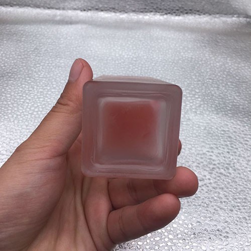High Quality 115 ML Empty Square Lotion Pump Cosmetic Matte Glass Bottle for Bulk Sale