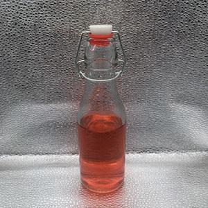 Factory Wholesale 250ML 500ML 750ML 1000ML Clear Locked Lid Glass Bottle for Beverage  