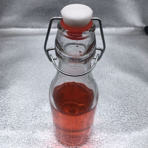 Factory Wholesale 250ML 500ML 750ML 1000ML Clear Locked Lid Glass Bottle for Beverage  