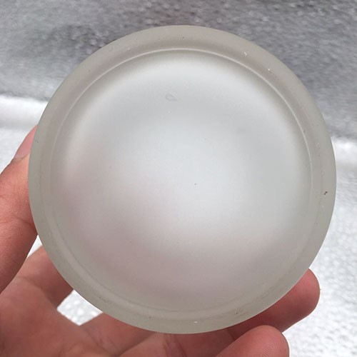 200 ML Factory Wholesale White Matte Glass Holder with Logo