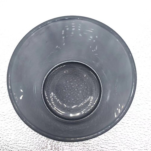 15 OZ Frost Dark Grey Glass Candle Cup