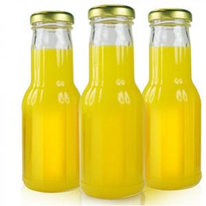 Glass Beveage Bottle Clear Juice Jar for Package with Logo for OEM ODM Wholesale