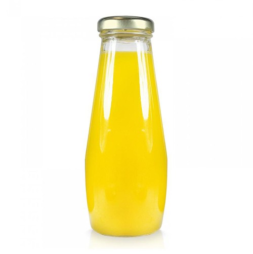 Glass Beveage Bottle Clear Juice Jar for Package with Logo for OEM ODM Wholesale