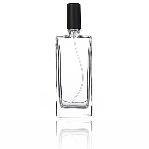Glass Bottle Perfume Bottle Portable Refillable Glass Jar with Paper Logo for Traveling 