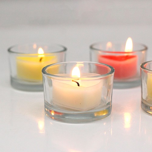Glass Candle Cup  Amazon Hot Sale Clear Short-staturedt Candle Jar Holder for Wedding Centerpieces Party Decorations Home Decor
