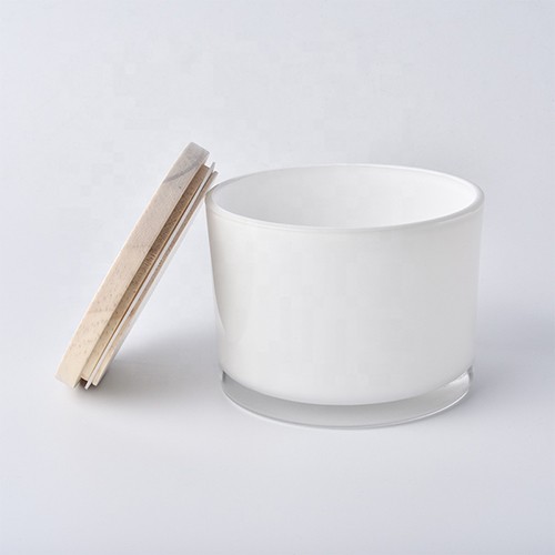 Glass Empty White 15 OZ Cup Jar for Making Candle Stand Holder from China Manfacture Wholesale 