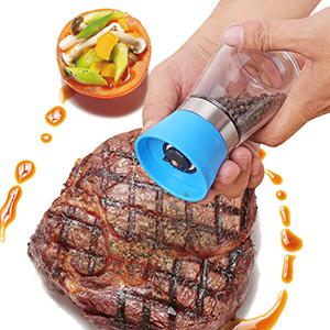 Glass Grinder Bottle for Food Seasoning  