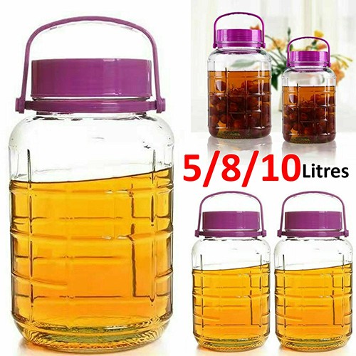 Glass Kombucha Jar Fruit Enzyme Fermentation Glass Storage Jug for DIY with Faucet Tap from China Supplier 