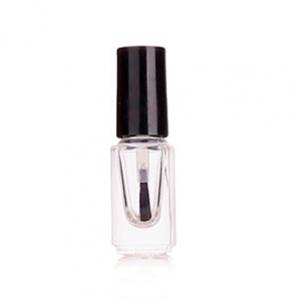 Wholesale Glass Nail Oil Brush Jar Empty Clear Square Bottom UV Gel Bottle from China Supplier