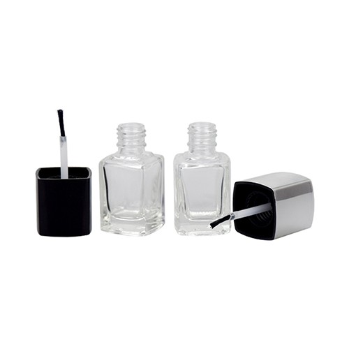 Glass Nail Oli Brush Jar Clear Empty UV Gel Nail Oil Essential Glass Bottle with Brush Buying in Bulk from China Supplier