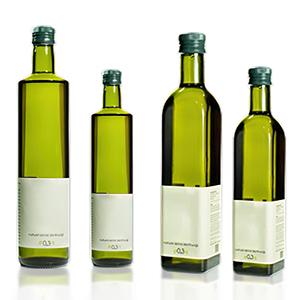 Glass Olive Oil Bottle Green Square Glass Jar with Paper Logo Wholesale from China Supplier