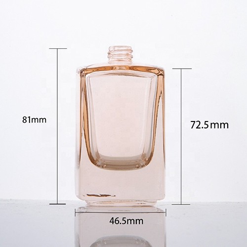 Glass Perfume Essential Oil Jar Bottle with Atomizer for Customization Pink Black Color Spary