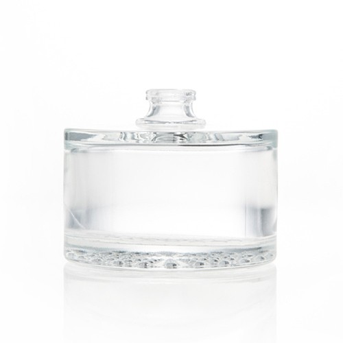 Glass Bottle Perfume Bottle 75 ML 2.7 OZ Round Bottom Clear Glass Jar for Cosmetic Package Wholesale 