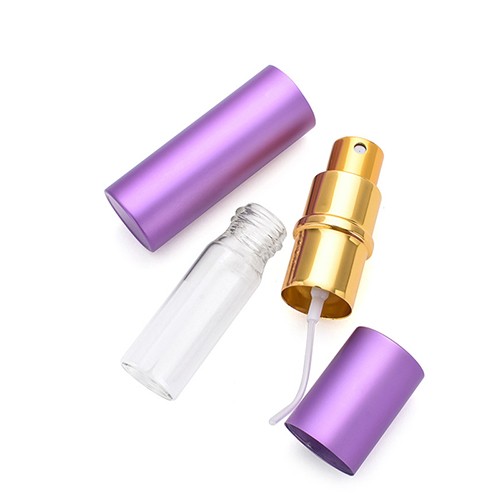 Glass Perfume Bottle Refillable Assorted Jar with Aluminum Alloy Cover and Atomizer Sprayer Buy in Bulk from China Supplier Factory Wholesale