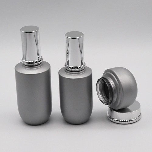 Wholesale Empty Glass Perfume Lotion Cream Jar for Skin Care Cosmetic Bottle Kit with Pump Sprayer 