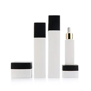Wholesale Empty Glass Perfume Lotion  Cream Jar for Skin Care Cosmetic Bottle Kit 
