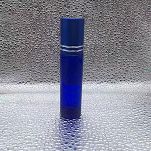 10 ML Glass Roller Ball Cobalt Blue Glass Essential Oil Bottle with Plastic Screw Cap 
