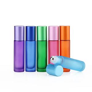 Glass Roller Bottle Essential Oil Roll On Stainless Steel Ball Jar for Wholesale